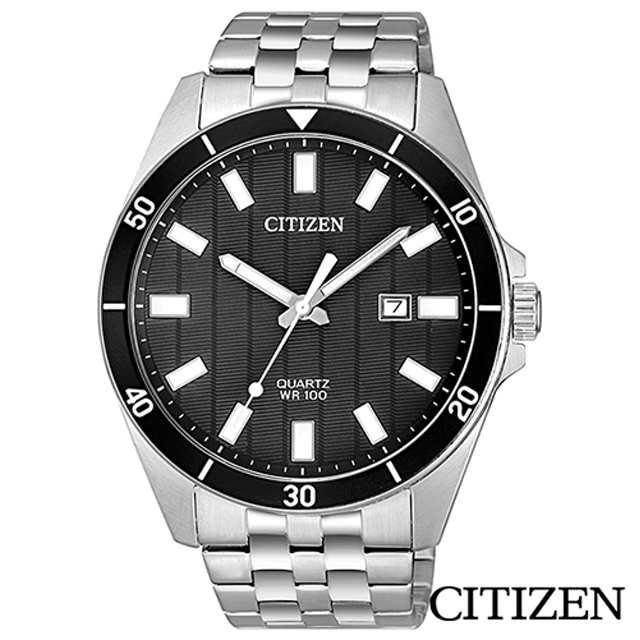 CITIZEN 鋼帶石英男錶