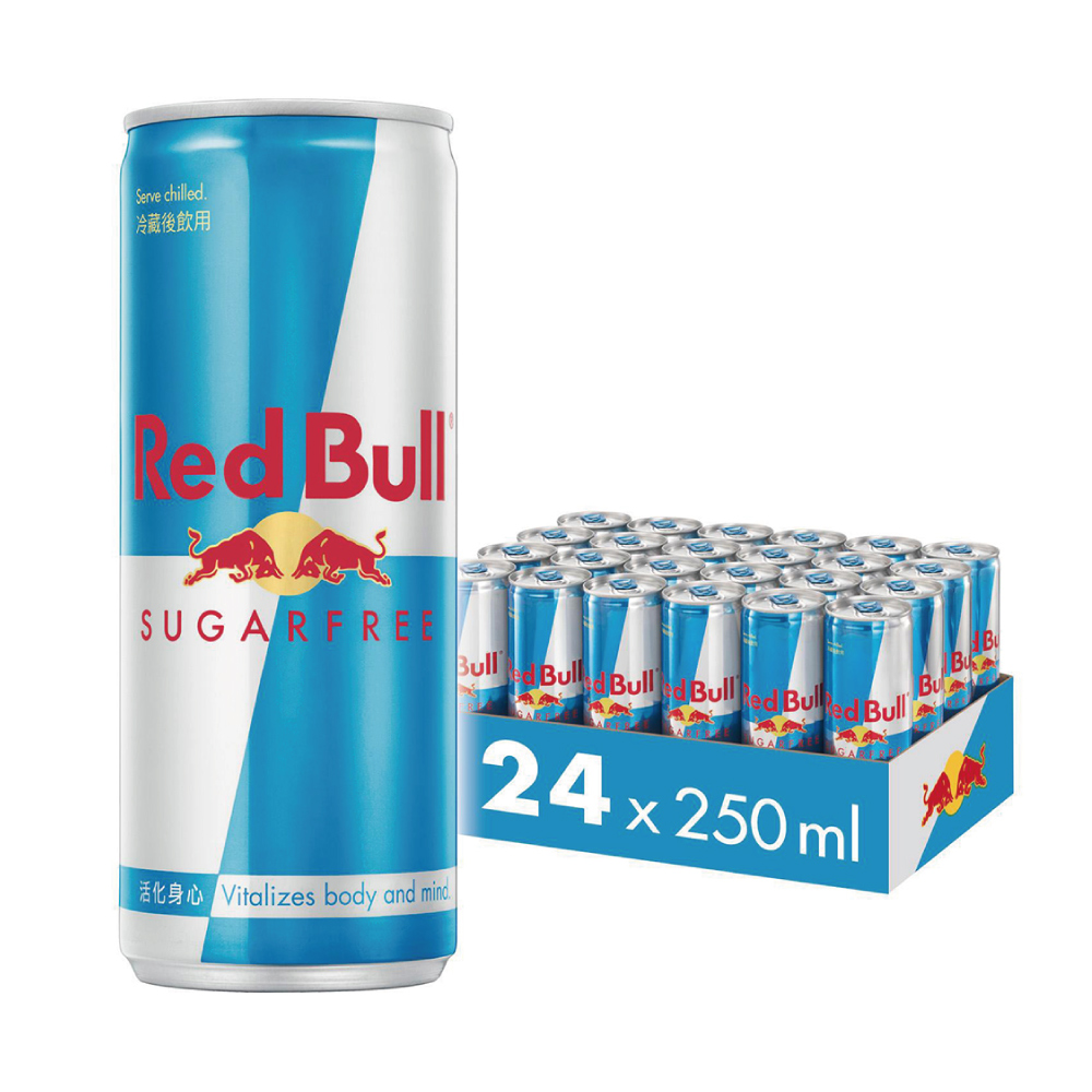 Red Bull 紅牛無糖能量飲料250ml 24罐 箱 Pchome 24h購物