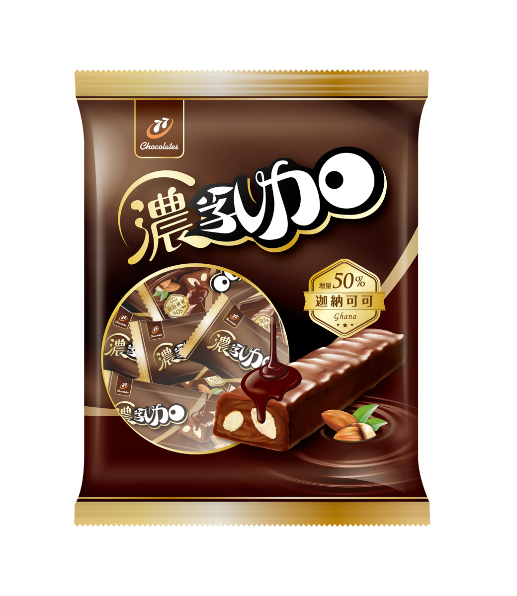 77乳加巧克力 迦納可可黑巧杏仁 147g Pchome 24h購物