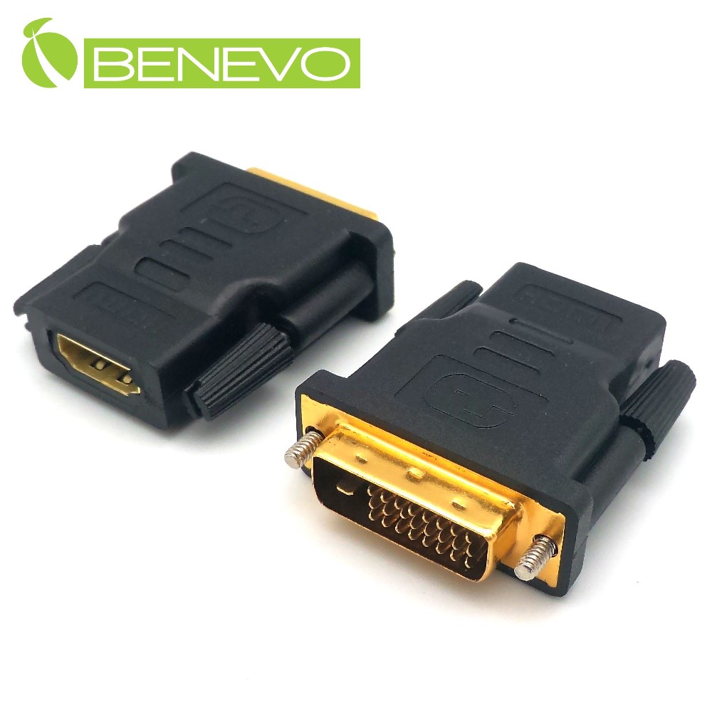 Benevo鍍金版hdmi 母 轉dvi D Dual Link 公 鍍金轉接頭 Pchome 24h購物