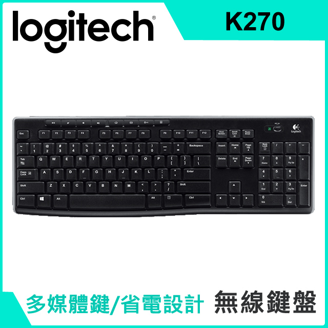 羅技K270 無線鍵盤- PChome 24h購物