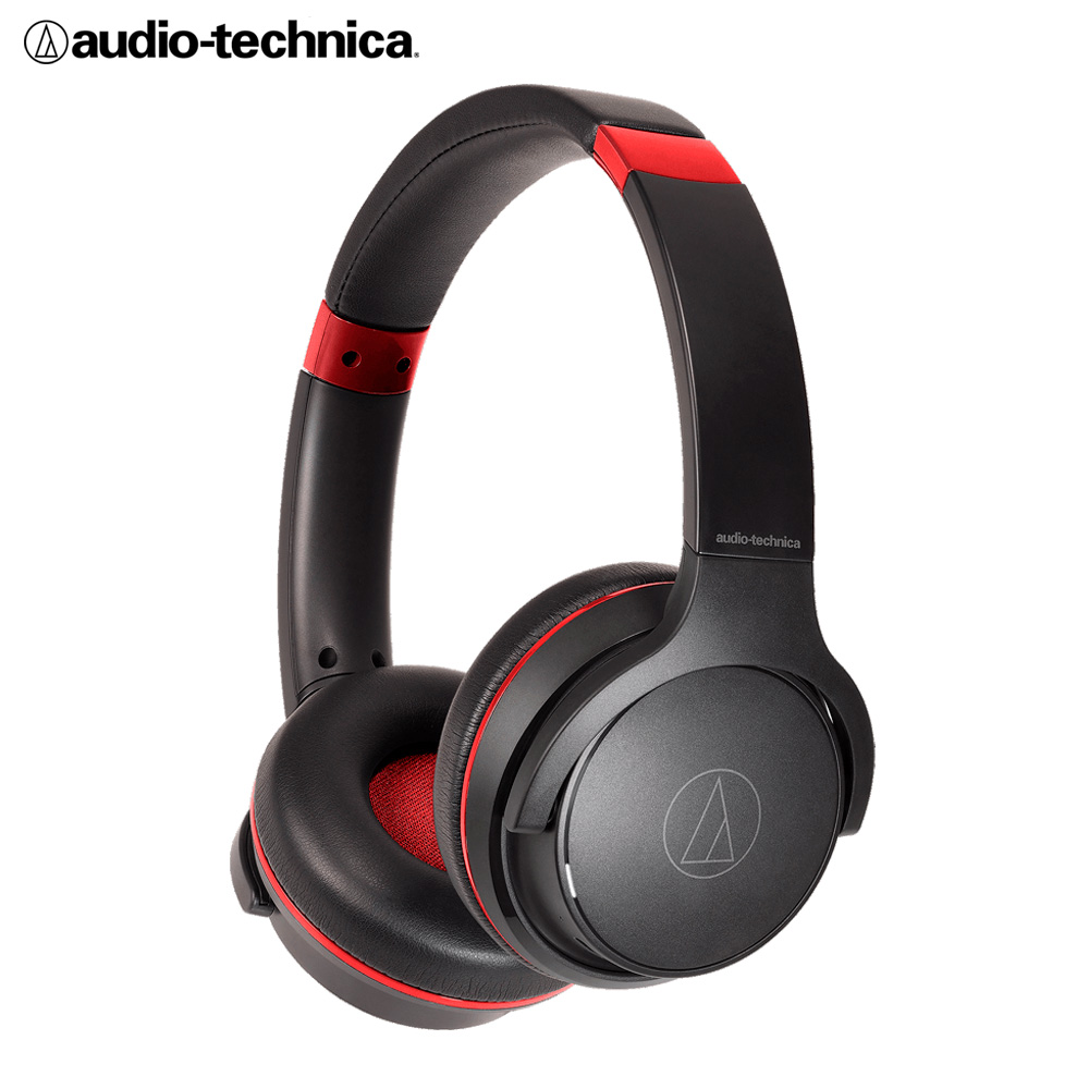 鐵三角 ATH-S220BT 無線耳罩式耳機【紅色】