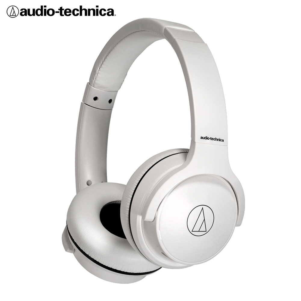 鐵三角 ATH-S220BT 無線耳罩式耳機【白色】