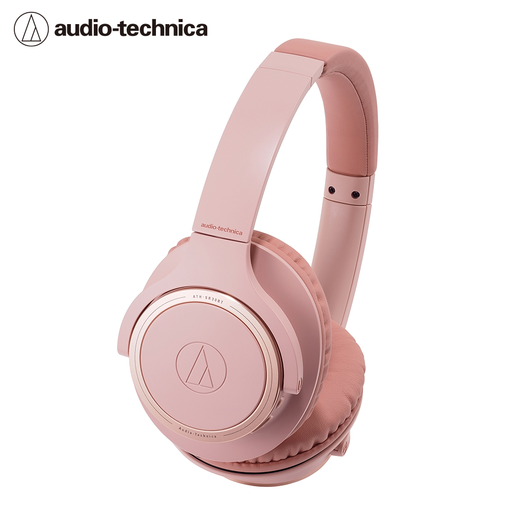 [福利品] 鐵三角 ATH-SR30BT 粉色 無線耳罩式耳機