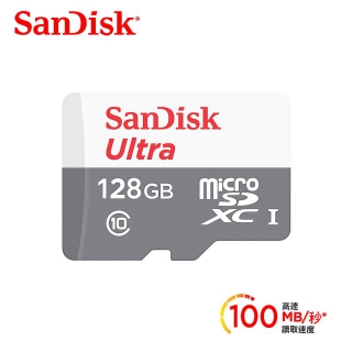 【SanDisk】Ultra microSD UHS-I 128GB 記憶卡
