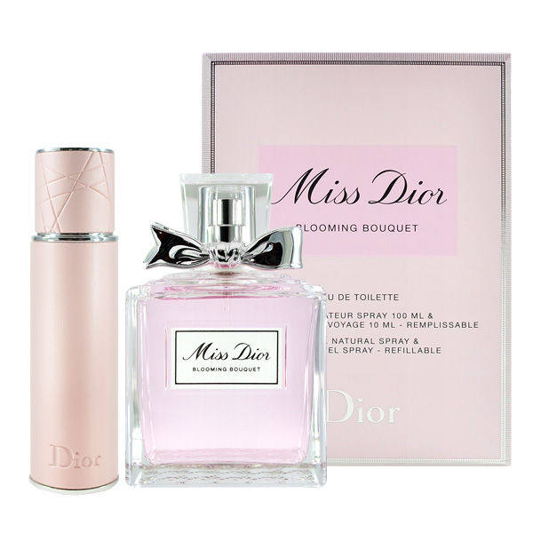 Dior 迪奧 花漾迪奧淡香水旅行精裝組 花漾迪奧淡香水100ml 花漾迪奧淡香水隨身香10ml Pchome 24h購物