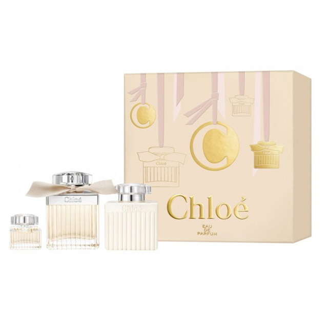 《Chloe》同名女性淡香精禮盒(淡香精75ml+身體乳100ml+小香5ml)