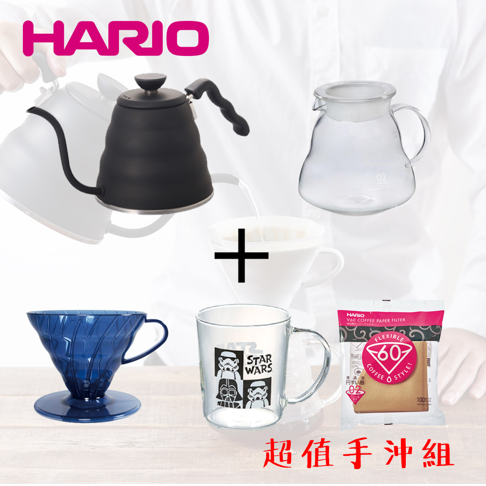 Hario 手沖濾杯 濾壺組 Pchome 24h購物