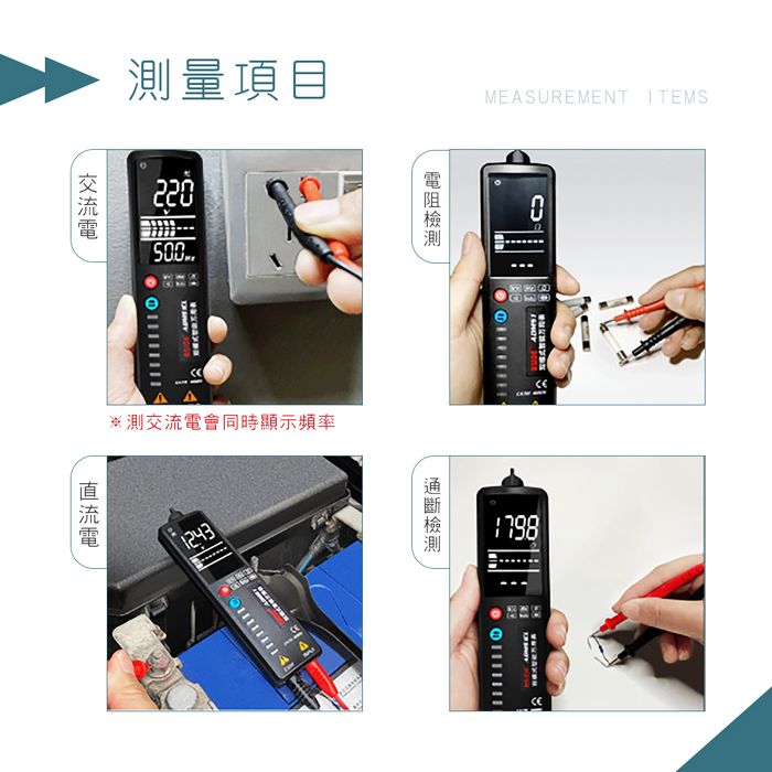 MEASUREMENT IMS測量項目22500TE0測交流電會同時顯示頻率1423