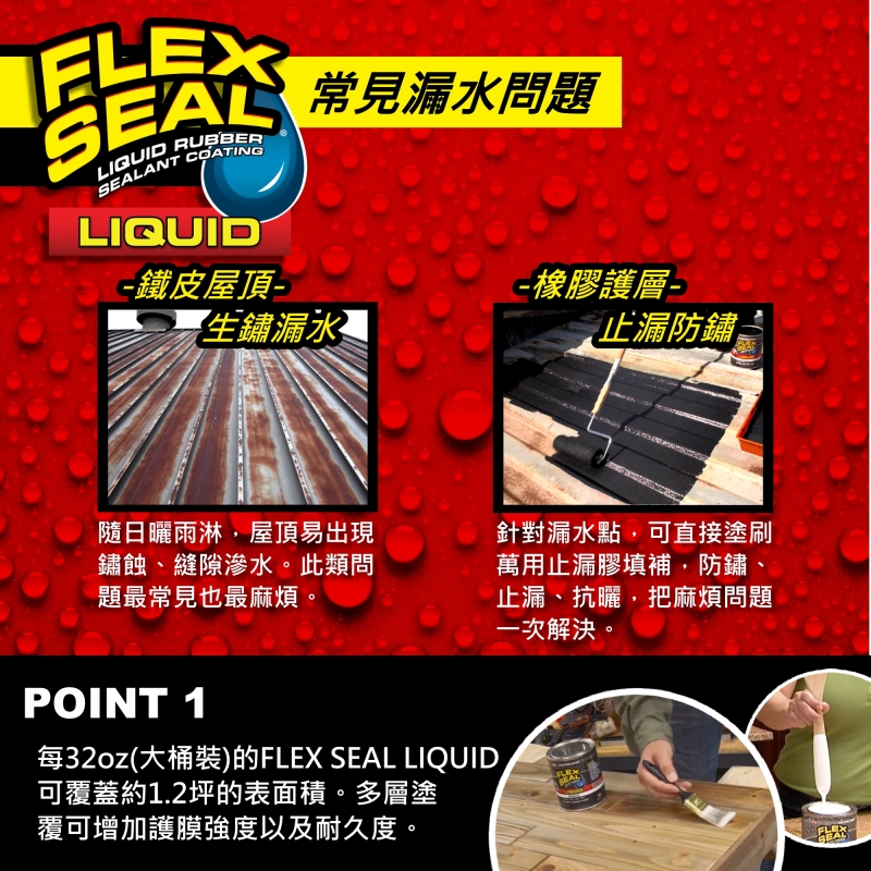 美國flex Seal Liquid萬用止漏膠 亮黑色 隨手罐 Pchome 24h購物