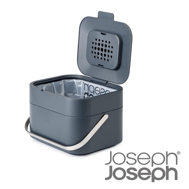 Joseph Joseph 智慧除臭廚餘桶 灰 Pchome 24h購物