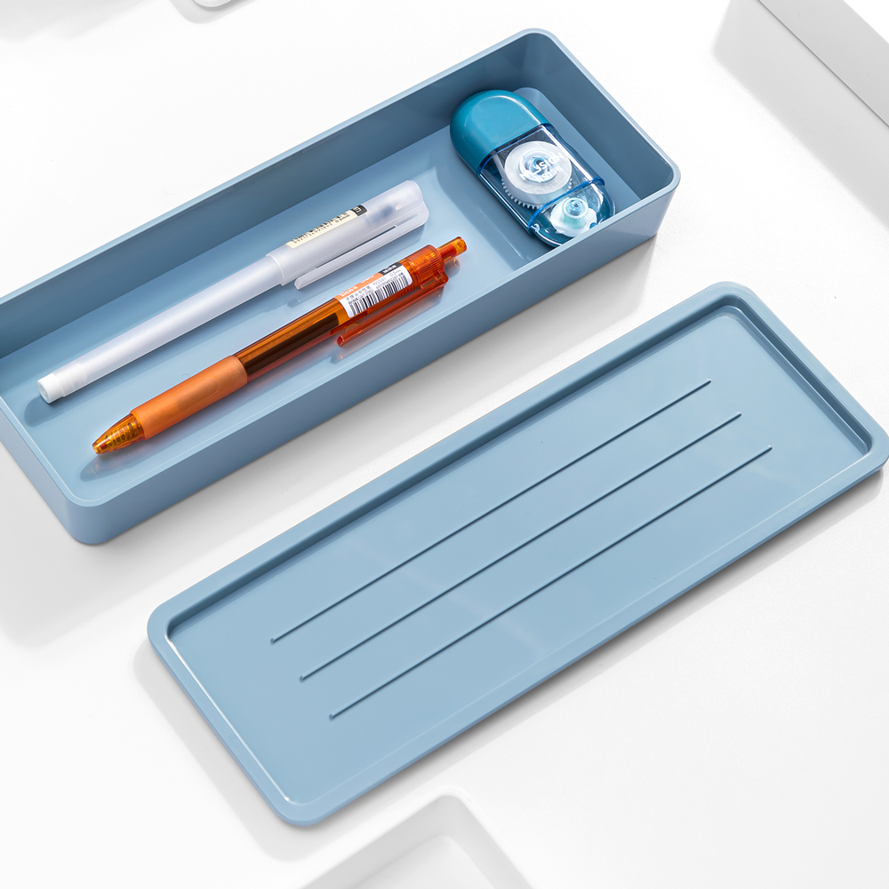 Deli得力 Nu Sign鉛筆收納盒 琉璃藍 Ns024 Pchome 24h購物