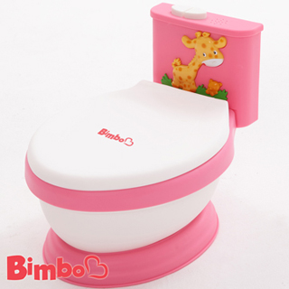 【BIMBO】專利兒童音樂馬桶 台灣製造 - 粉紅