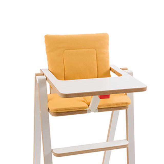 奧地利SUPAflat 兒童折疊高腳餐椅坐墊-檸檬黃