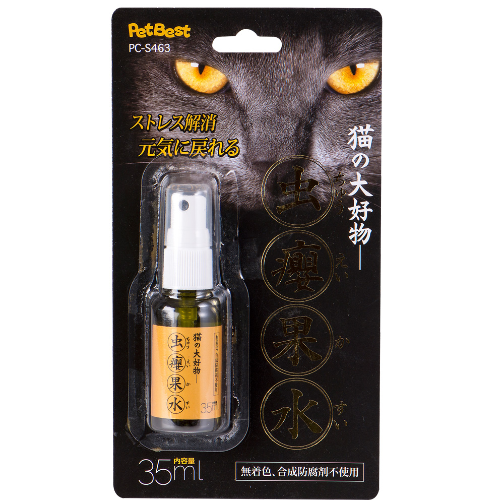 Petbest 貓的大好物 蟲癭果噴劑35ml Pchome 24h購物