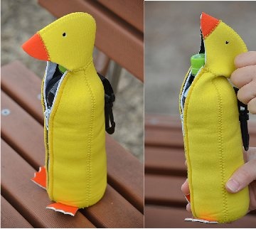黃色小鴨造型保冷保溫瓶套