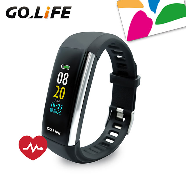 Golife Care Xu 智慧全彩悠遊心率手環 觸控螢幕 Pchome 24h購物