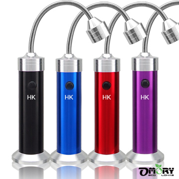 【OMORY】LED磁吸萬用軟管工作燈/手電筒(4色)