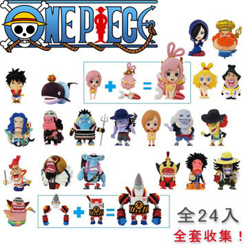 One Piece日版航海王公仔vol 12 魚人島篇 24入全套販售 Pchome 24h購物