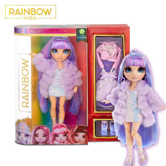 《Rainbow HIGH》七彩時尚娃娃- Violet Willow