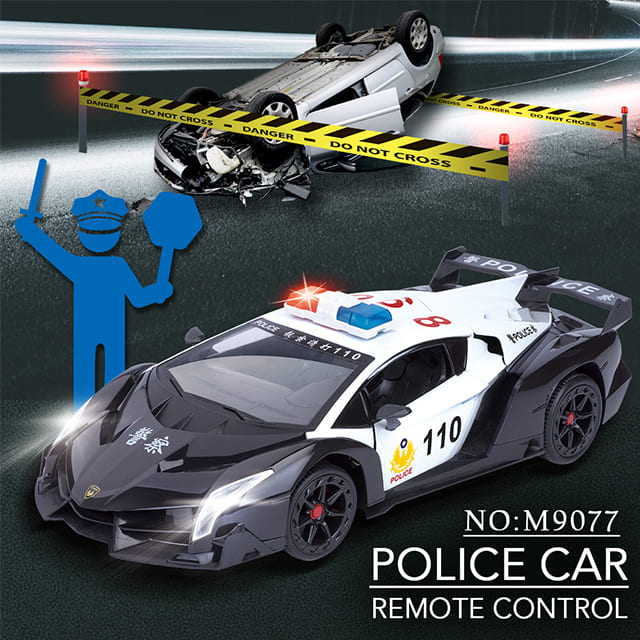 瑪琍歐玩具 1 12五通一鍵開門特警遙控車 M9077 Pchome 24h購物