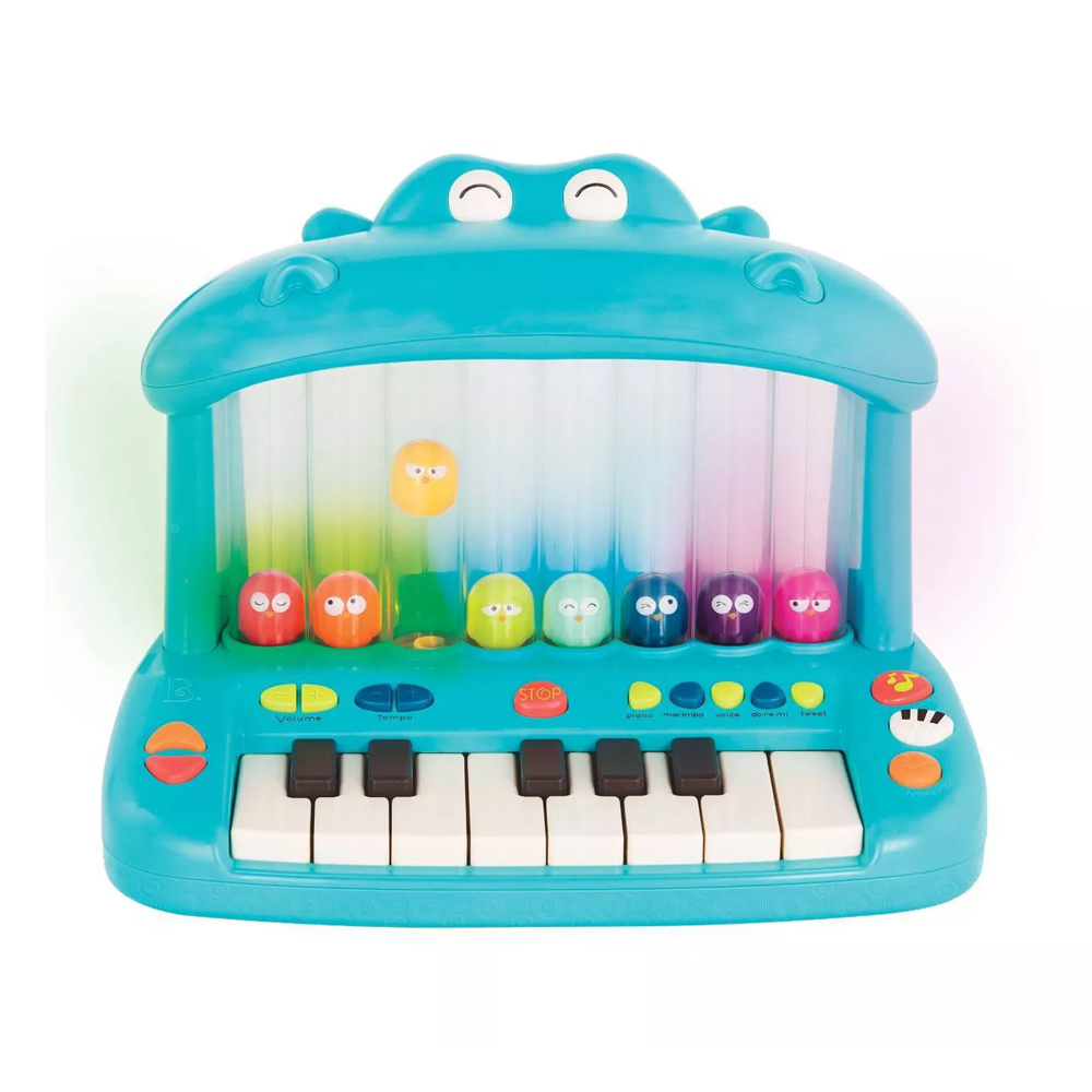 【美國B.Toys】噴氣河馬彈鋼琴