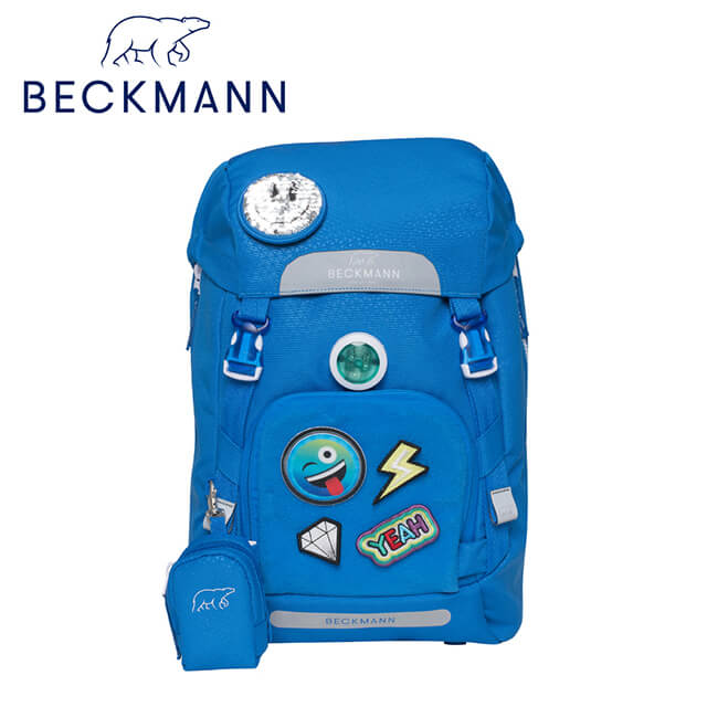 【Beckmann】兒童護脊書包22L- 閃亮布章