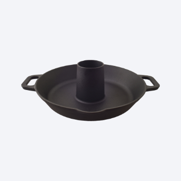 [富蘭鍋]Flambo 新鑄黑‧鑄鐵烤雞鍋