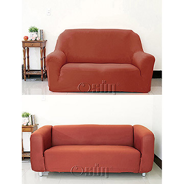 【Osun】一體成型防蹣彈性沙發套、沙發罩-素色系列2+3人座（多款任選，CE-173）