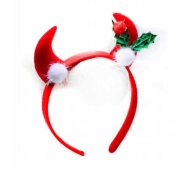 聖誕派對-小惡魔紅牛角髮箍