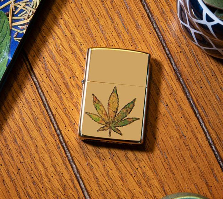 Zippo 美系 Pot Leaf Fusion 大麻葉圖案打火機 Pchome 24h購物