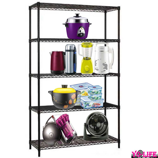 Yo Life 黑金剛五層置物架91 45 180cm Pchome 24h購物