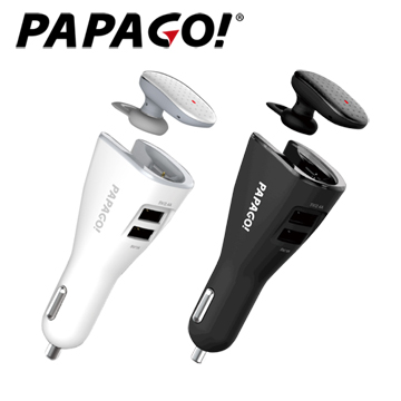 Papago C1磁性車充藍牙耳機 Pchome 24h購物