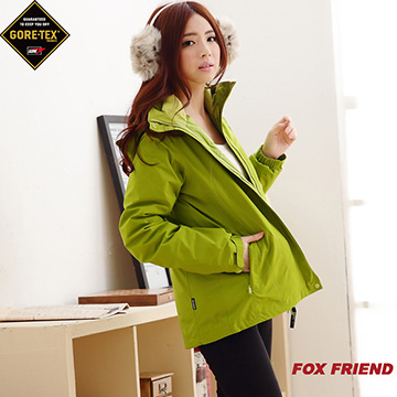 FOX FRIEND GORE-TEX 防水透氣 + 超輕羽絨 女款 兩件式外套 1104
