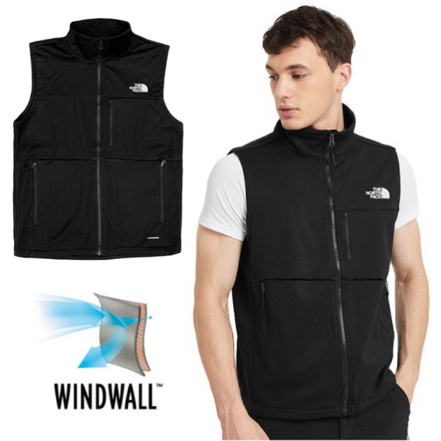 the north face windwall vest
