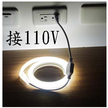 使用110v Led 防水軟燈條 2公尺長 Pchome 24h購物