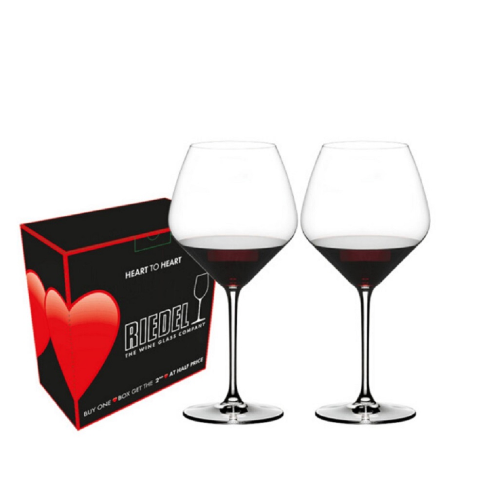【Riedel】Pinot Noir紅酒杯-Heart to heart(2入)