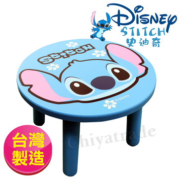 【Disney】台灣製史迪奇大頭造型矮凳椅子(Disney正版授權)