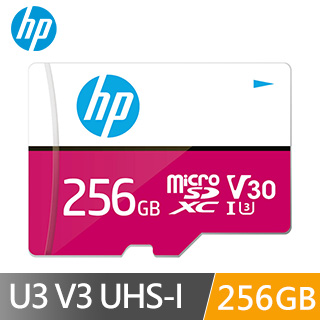 HP U3 V30 microSD高速記憶卡 256GB