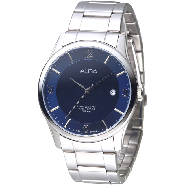 ALBA 君士坦時尚腕錶-藍(AS9C23X1)