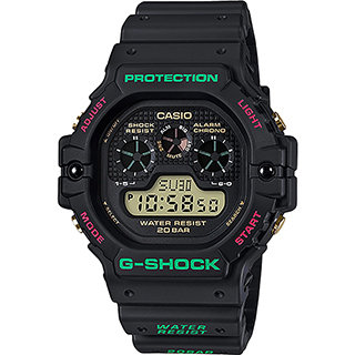 CASIO 卡西歐 G-SHOCK 聖誕節版 數位顯示手錶 DW-5900TH-1