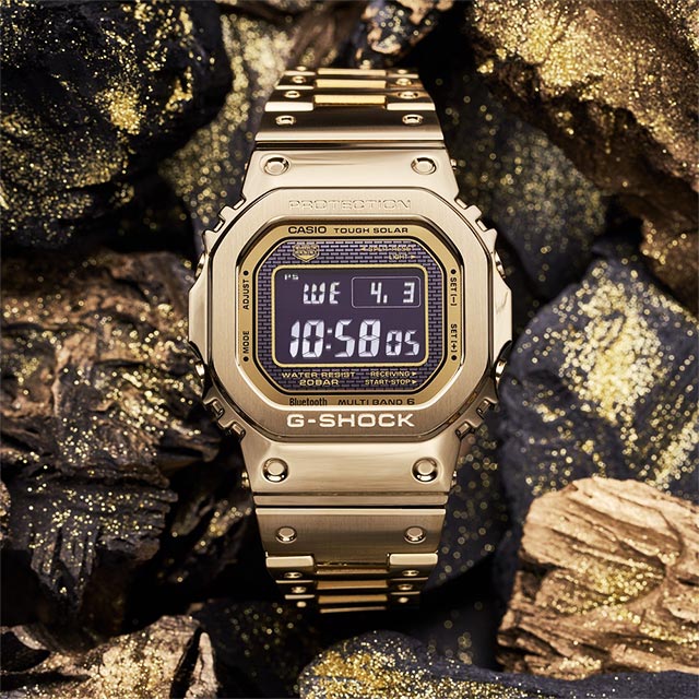 Casio 卡西歐g Shock 35周年太陽能電波手錶gmw B5000gd 9 Pchome 24h購物