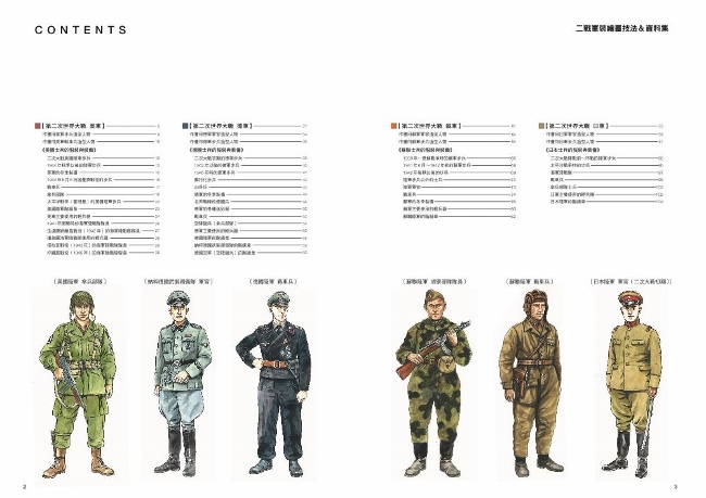 二戰軍裝繪畫技法 資料集 Pchome 24h書店