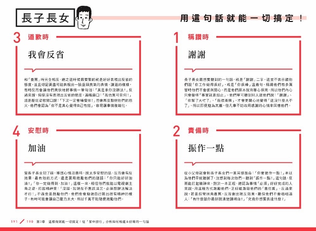 悶悶不樂的長子長女 不負責任的么子么女 從 家中排行 分析性格特質 溝通方式 Pchome 24h書店