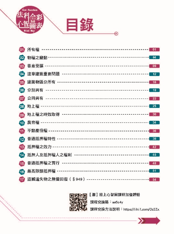 民法 物權 全彩心智圖表3 0 律師 司法特考 高普特考 保成 三版 Pchome 24h書店
