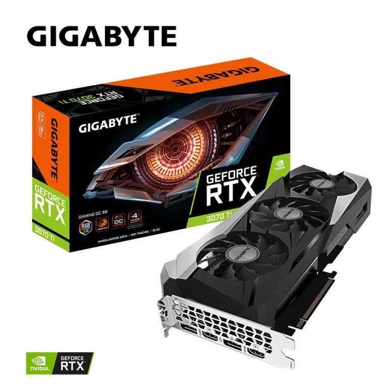 技嘉 GeForce RTX™ 3070 Ti GAMING OC 8G 顯示卡+B550 Gaming X V2