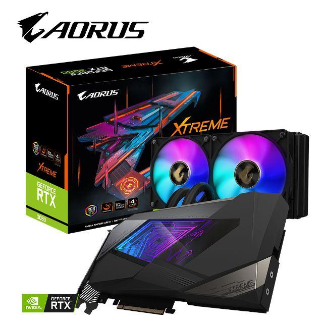 AORUS GeForce RTX™ 3080 XTREME WATERFORCE 10G 顯示卡