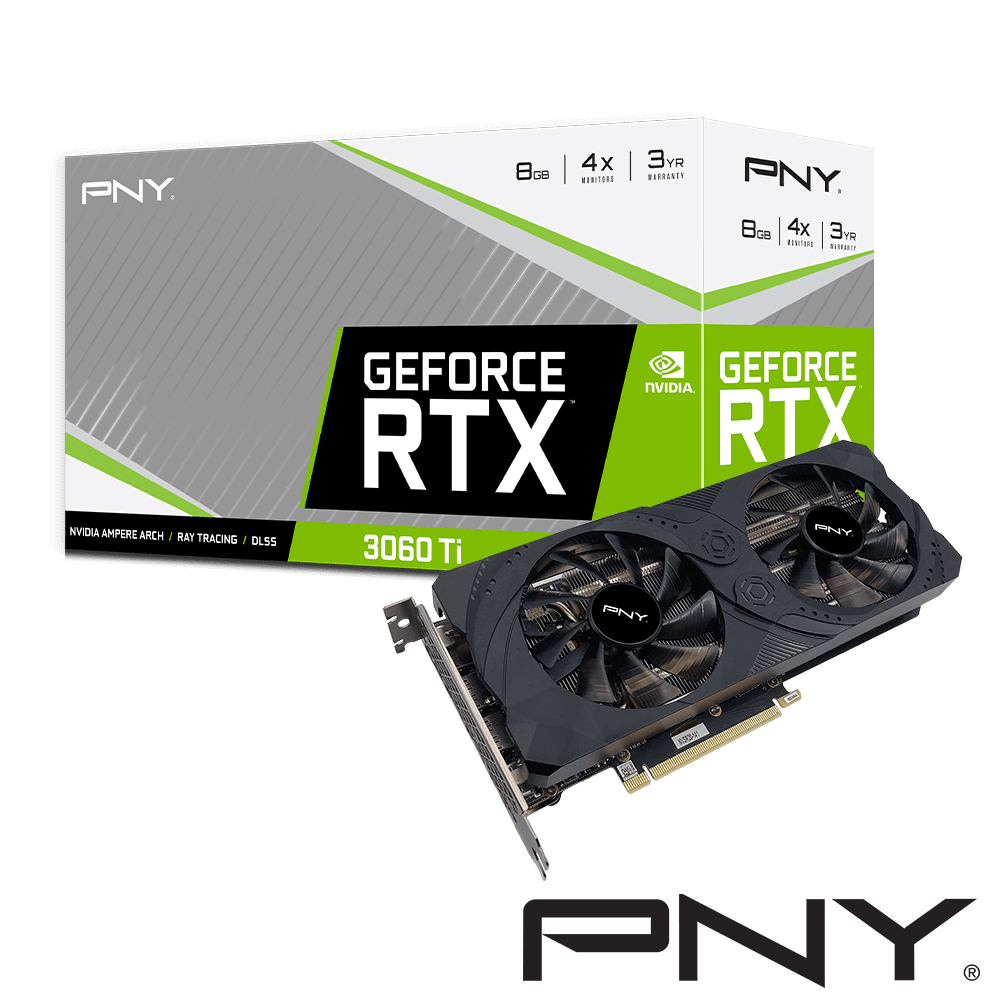 PNY GeForce RTX 3060Ti 8G 顯示卡