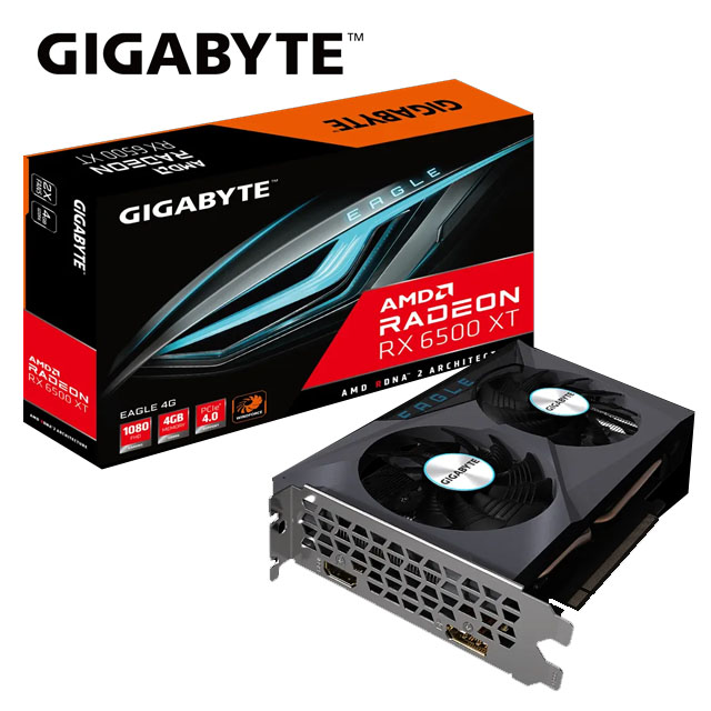 技嘉 Radeon RX 6500 XT EAGLE 4G+B550M S2H+H410M H V3