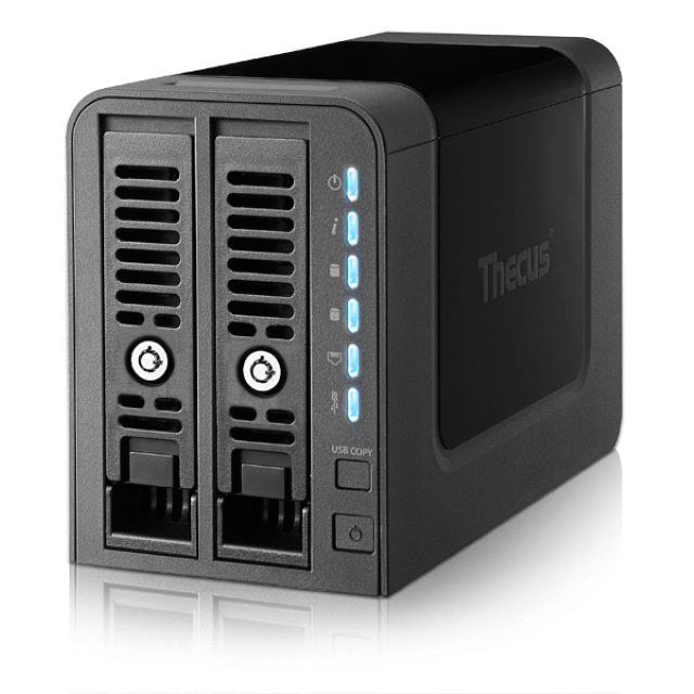 Thecus 色卡司n2350 2bay Nas 網路儲存伺服器 Pchome 24h購物